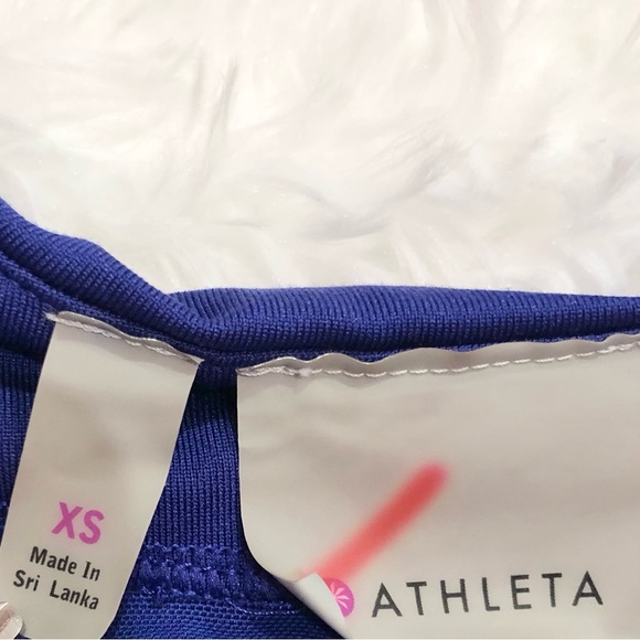 Athleta PR Racerback Tank 2 Running Yoga Sapphire Blue XS - Picture 4 of 10